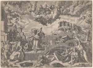 La visione di Ezechiele da Giovanni Battista Fontana