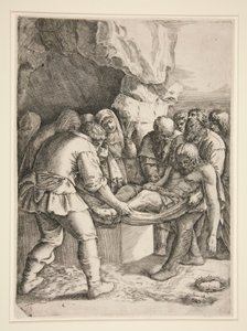 La sepoltura da Giovanni Battista Franco (called Il Semolei)