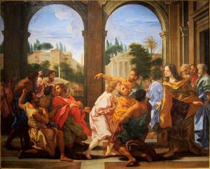 Giuseppe riconosciuto dai suoi fratelli da Giovanni Battista Gaulli