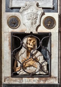 La morte in prigione, dalla tomba di Gisleni (scultura in marmo policromo) da Giovanni Battista Gisleni