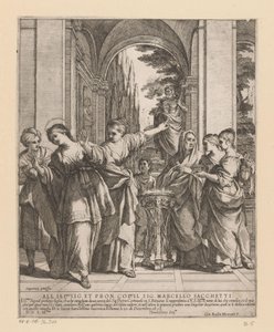 Santa Viviana rifiuta di sacrificare agli dei pagani