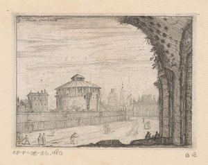 Resti delle Terme di Diocleziano a Roma da Giovanni Battista Mercati