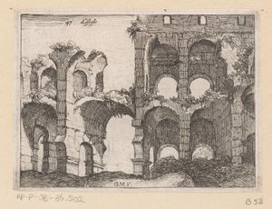 Rovine del Colosseo a Roma