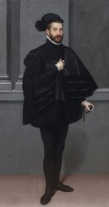 Il cavaliere in nero da Giovanni Battista Moroni