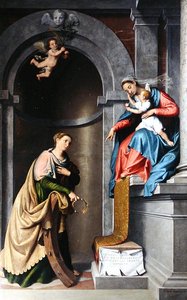 Il matrimonio mistico di Santa Caterina da Giovanni Battista Moroni