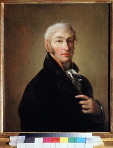 Ritratto dello scrittore e storico russo Nikolai Karamzin da Giovanni Battista Ortolani Damon