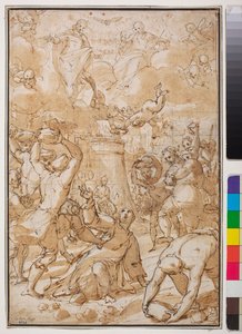 La lapidazione di Santo Stefano, inizio XVII secolo
