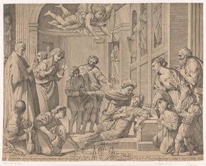 Morte di Santa Cecilia da Giovanni Battista Pasqualini