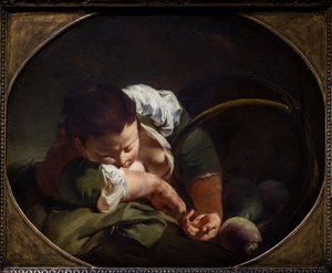 Contadina addormentata da Giovanni Battista Piazzetta