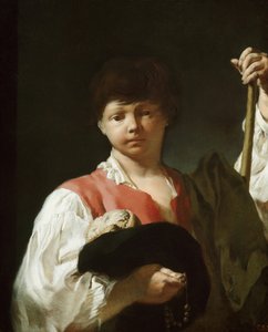 Il Ragazzo Mendicante Il Giovane Pellegrino da Giovanni Battista Piazzetta