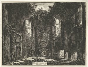 Accademia nella Villa Adriana a Tivoli da Giovanni Battista Piranesi