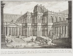 Foro antico circondato da portici da Giovanni Battista Piranesi