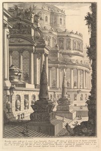 Antico mausoleo eretto per le ceneri di un imperatore romano, ca. 1750