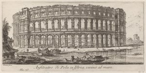 Anfiteatro di Pola in Istria da Giovanni Battista Piranesi