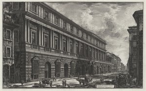 Veduta di Palazzo Stopani (da: Vedute di Roma) da Giovanni Battista Piranesi