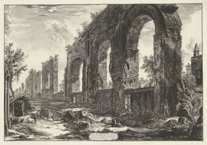 Acquedotto di Nerone a Roma da Giovanni Battista Piranesi