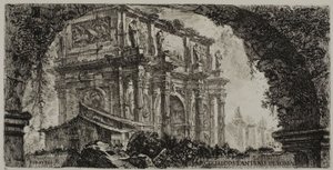 Arco di Costantino a Roma, tavola 9 da Alcune Vedute di Archi Trionfali e altri monumenti da Giovanni Battista Piranesi