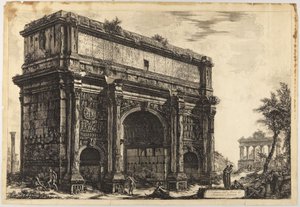 Arco di Settimio Severo da Giovanni Battista Piranesi