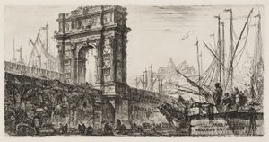 Arco di Traiano ad Ancona, tavola 28 da Alcune Vedute di Archi Trionfali e altri monumenti da Giovanni Battista Piranesi