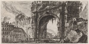 Arco di Rimino Costruito da Augusto da Giovanni Battista Piranesi