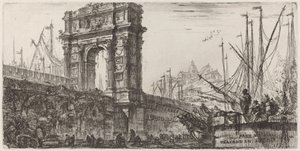 Arco di Traiano ad Ancona da Giovanni Battista Piranesi