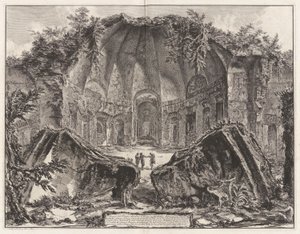 Avanzi del Tempio del Dio Canopo nella Villa Adriana a Tivoli da Giovanni Battista Piranesi