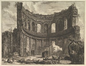 Avanzi del Tempio detto di Apollo nella Villa Adriana vicino a Tivoli, ca. 1768 da Giovanni Battista Piranesi