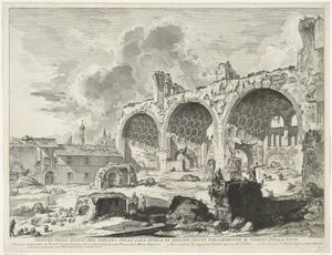 Basilica di Massenzio a Roma da Giovanni Battista Piranesi