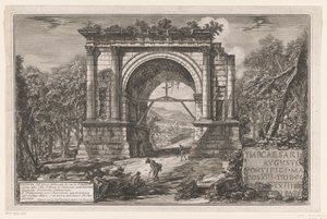 Arco di Augusto ad Aosta da Giovanni Battista Piranesi