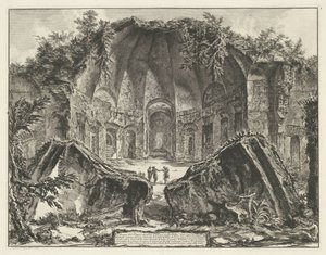 Canopo nella Villa Adriana a Tivoli da Giovanni Battista Piranesi