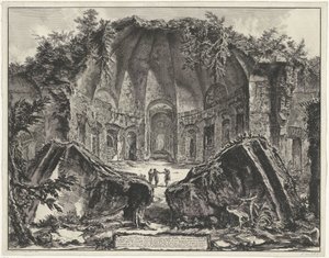 Canopo nella Villa Adriana a Tivoli da Giovanni Battista Piranesi