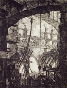 Carceri IV, 1760 (acquaforte) da Giovanni Battista Piranesi