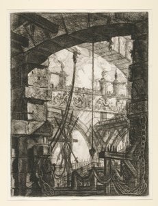 Carceri, IV: La Grande Piazza da Giovanni Battista Piranesi