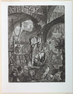 Serie Carceri Piastra II da Giovanni Battista Piranesi