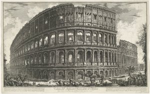 Colosseo a Roma (vedute di Roma disegnate e incise da Giambattista Piranesi) da Giovanni Battista Piranesi