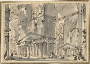 Fantasia di un antico bagno da Giovanni Battista Piranesi