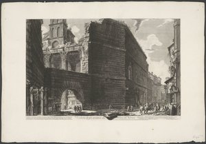 Foro di Augusto a Roma da Giovanni Battista Piranesi
