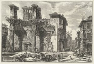 Foro di Nerva a Roma da Giovanni Battista Piranesi