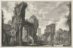 Rovine del Sisto, o sia della gran sala delle Terme Antoniniane da Giovanni Battista Piranesi