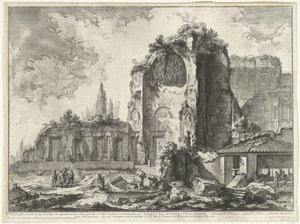 Vedute di Roma, la Campagna, ecc. Veduta degli avanzi di due Triclini appartenenti alla Casa aurea di Nerone Vedute di Roma disegnate e incise da Giambattista Piranesi architetto da Giovanni Battista Piranesi