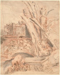 Grottesco con la Tomba di Nerone da Giovanni Battista Piranesi
