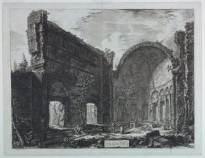 Villa Adriana vicino a Tivoli, "Le Vedute di Roma" (1748-1778) da Giovanni Battista Piranesi