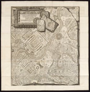 ICHNOGRAPHIAM CAMPI MARTII ANTIQUAE URBIS (Ichnographia del Campo Marzio della Città Antica) da Giovanni Battista Piranesi