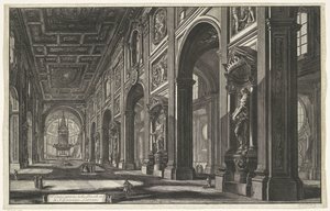 Interno della Basilica di San Giovanni in Laterano a Roma