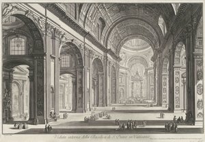 Interno della Basilica di San Pietro in Vaticano
