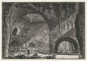 Interno del Tempio di Ercole Vincitore a Tivoli da Giovanni Battista Piranesi