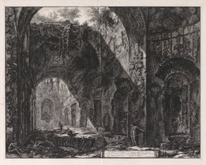 Interno del Tempio detto di Canopo nella Villa Adriana da Giovanni Battista Piranesi