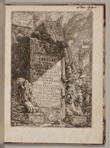 Lettere di giustificazione scritte a Milord Charlemont e ai suoi agenti di Roma intorno alla dedica della sua opera delle Antichità Romane fatta allo stesso signore ed ultimamente soppressa da Giovanni Battista Piranesi