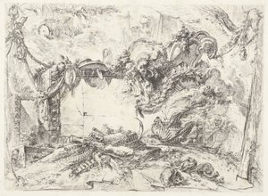 Tavoletta monumentale (Grotteschi) da Giovanni Battista Piranesi