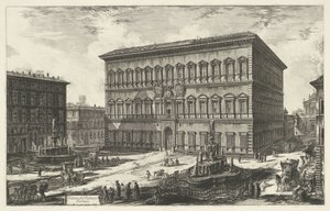 Palazzo Farnese a Roma (serie: Vedute di Roma) da Giovanni Battista Piranesi